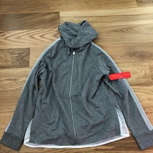 NWT Adrienne Vittadini Sport Performance Hoodie